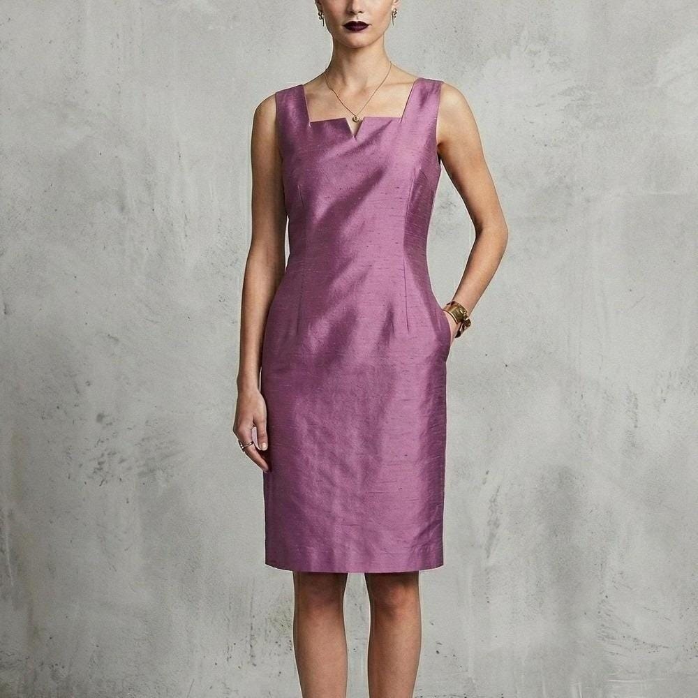 Rena Rowan (Jones New York) 100% Silk Dress